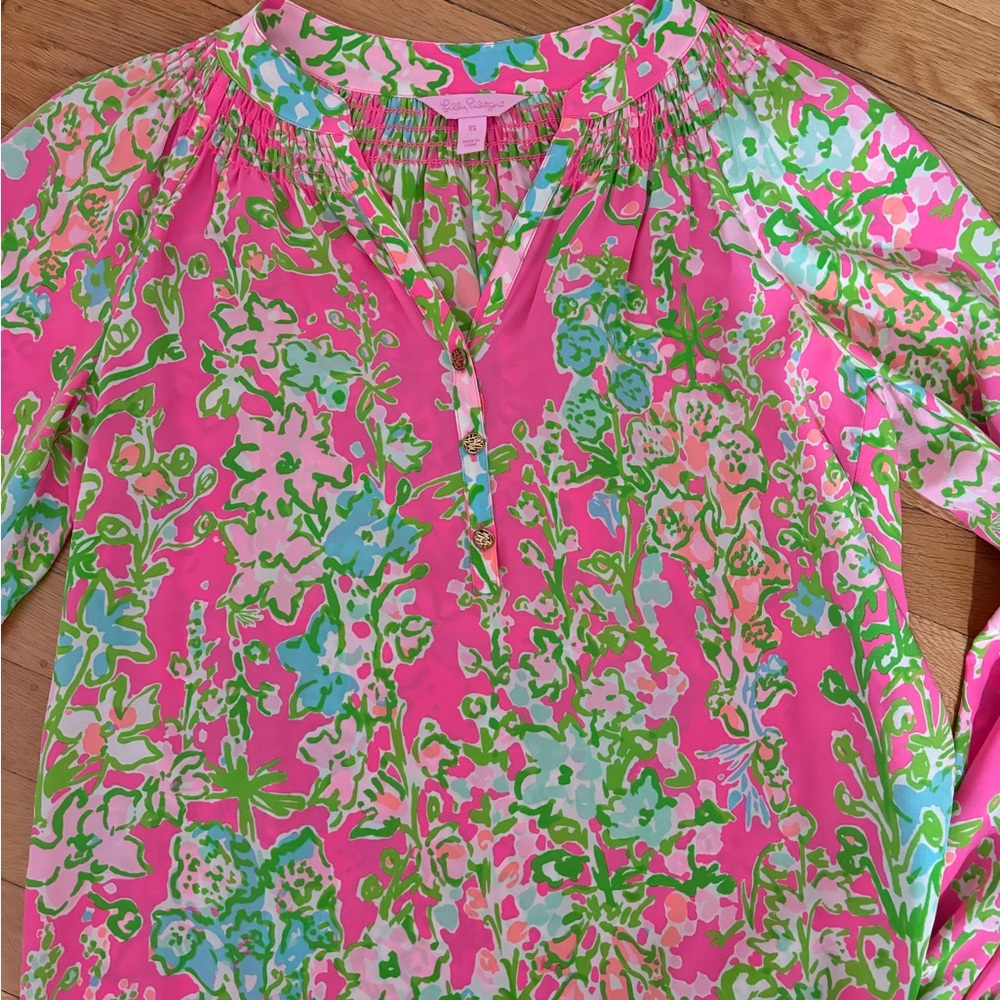 Lilly Pulitzer silk top